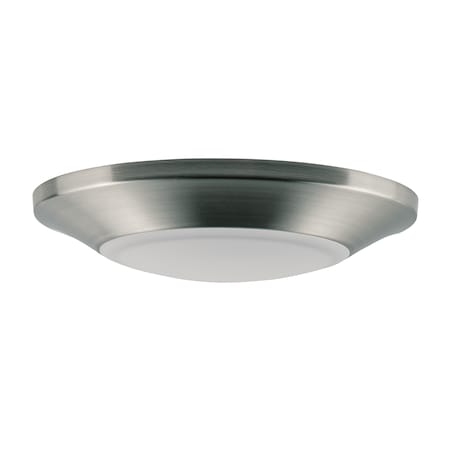 Maxim Lighting Diverse LED 1-Light 5.75" Wide Satin Nickel Flush Mount Light 57624WTSN